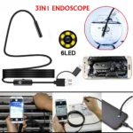 Endoscope Numérique USB 3 en 1 – Caméra D’inspection Flexible Avec Éclairage LED – Image 8