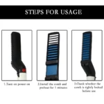Brosse Lissante Électrique Multifonctionnelle Pour Hommes – Peigne De Soin Pour La Barbe et La Moustache – Image 11