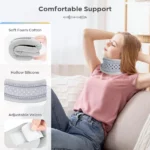 Correcteur et Soutien Cervical Neck Fixator – Attelle de Cou Réglable Pour Assurer Soutien et Stabilité – Image 4