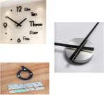 Horloge Murale Moderne – 3D – Adhésive – Image 6