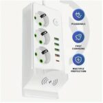 Multiprise 3P + 3USB + 2 TYPE-C – 2500W – Chargement Sans-Fil – Support Téléphone – Image 10