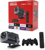 Mini-Projecteur Portable 4K FHD 1080P – Rotation à 180° – Système Android 11.0 – Écran Jusqu’à 135 Pouces