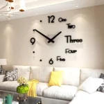 Horloge Murale Moderne – 3D – Adhésive – Image 5