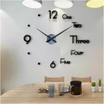 Horloge Murale Moderne – 3D – Adhésive – Image 9