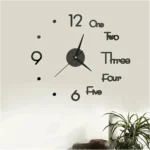 Horloge Murale Moderne – 3D – Adhésive – Image 8