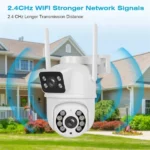 Caméra De Surveillance Wi-Fi Intelligente À 360° – Suivi De Mouvement et Vision nocturne – Audio Bidirectionnel – Image 2