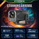 Mini-Projecteur Portable 4K FHD 1080P – Rotation à 180° – Système Android 11.0 – Écran Jusqu’à 135 Pouces – Image 3
