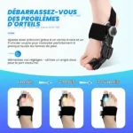Correcteur Pour Gros Orteil – Avec Séparateur D’orteils En Silicone – Réglable et Doté De Coussinets Confortables – Image 9