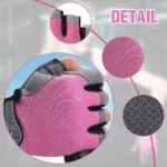 Une Paire De Gants De Sport Pour Femmes – Respirants – De Couleur Rose – Image 6