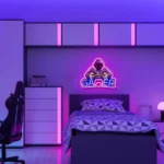 Enseigne Lumineuse Au Néon Imprimée Aux UV Pour Les Fans De Jeux Vidéo – Image 9
