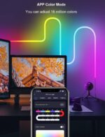 Bande Lumineuse LED Néon Flexible De 10 Mètres – Contrôle Intelligent Via Application Mobile – Télécommande – Image 11