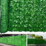 Clôture De Jardin Artificielle En Feuilles – 3 m/1 – Revêtement Mural D’intimité