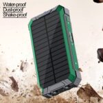 Pawer Bank Solaire Multifonction 30000 MAh – Recharge Sans Fil – Lampe LED Puissante – Sorties USB Multiples – Image 9