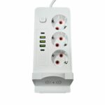 Multiprise 3P + 3USB + 2 TYPE-C – 2500W – Chargement Sans-Fil – Support Téléphone – Image 12