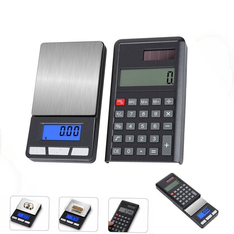Polish_20260904_160603871 Balance De Poche Avec Calculatrice Intégrée – Capacité De 200 g et Précision De 0,01 g – Rétroéclairage Bleu – Image 1