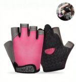 Une Paire De Gants De Sport Pour Femmes – Respirants – De Couleur Rose
