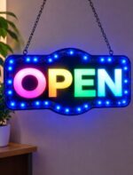 Enseigne Lumineuse LED « OPEN » – Une Touche D'élégance Pour Votre Vitrine – Image 2
