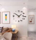 Horloge Murale Moderne – 3D – Adhésive – Image 2