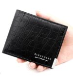 Portefeuille Pour Homme De Luxe En Cuir Façon Crocodile – Multi-compartiments Pour Cartes et Billets – Image 5