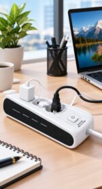 Multiprise Électrique à 3 Sorties – Puissance 2500 W – Interrupteur Marche/Arrêt – Résistant à La Chaleur et Au Feu – Image 5