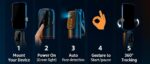 Stabilisateur Pour Smartphone Q03 Avec IA – Rotation À 360° – Avec L’écran Face À I’IA – Image 11