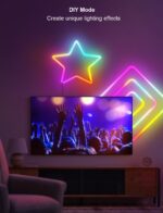 Bande Lumineuse LED Néon Flexible De 10 Mètres – Contrôle Intelligent Via Application Mobile – Télécommande – Image 10