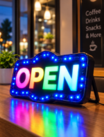 Enseigne Lumineuse LED « OPEN » – Une Touche D'élégance Pour Votre Vitrine – Image 5