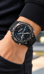 Montre STRADA – Sportive Hybride – Numérique et Analogique – Design Moderne et Robuste – Rétroéclairage – Résistante à L’eau – Image 2