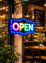 Enseigne Lumineuse LED « OPEN » – Une Touche D'élégance Pour Votre Vitrine – Image 4