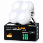 Lampe De Secours Solaire LED 100 W – Pliable – Recharge USB et Protection Contre La Surcharge – Image 8