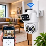 Caméra De Surveillance Wi-Fi Intelligente À 360° – Suivi De Mouvement et Vision nocturne – Audio Bidirectionnel – Image 11