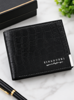 Portefeuille Pour Homme De Luxe En Cuir Façon Crocodile – Multi-compartiments Pour Cartes et Billets – Image 2