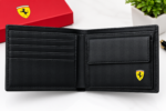 Portefeuille Pour Homme De Luxe Noir – Bi-pli – Multiples Compartiments – Avec Coffret Cadeau – Image 3