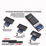 Balance De Poche Avec Calculatrice Intégrée – Capacité De 200 g et Précision De 0,01 g – Rétroéclairage Bleu – Image 2