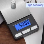 Balance De Poche Avec Calculatrice Intégrée – Capacité De 200 g et Précision De 0,01 g – Rétroéclairage Bleu – Image 8