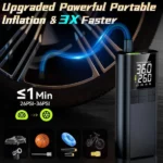 Gonfleur de Pneus Électrique Portable 8000mAh – Compresseur d’Air Sans Fil 150 PSI avec Écran LCD – Image 4