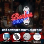 Enseigne Néon LED Barber Shop Pour Décoration De Salon De Coiffure – Image 2