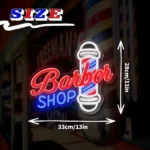 Enseigne Néon LED Barber Shop Pour Décoration De Salon De Coiffure – Image 6