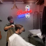 Enseigne Néon LED Barber Shop Pour Décoration De Salon De Coiffure – Image 3