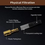Lot De 10 Filtres à Cigarettes Portables Pour Hommes Et Femmes – Conçus Pour Cigarettes Régulières – Image 2