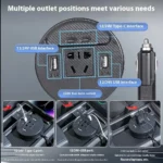 Convertisseur De Puissance Pour Voiture 150 W – Prise Universelle et Ports USB Avec Protections Multiples – Image 8