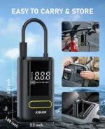 Gonfleur Numérique Portable 4-en-1 Pour Voiture vélo et Ballons – Écran De Mesure De Pression – Image 8