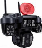 Caméra De Surveillance Bewinner à Trois Objectifs – WiFi – Angle De Vue à 360° et Résolution HD 1080p – Technologie De Détection De Mouvement (PIR) – Image 11