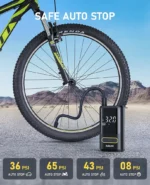 Gonfleur Numérique Portable 4-en-1 Pour Voiture vélo et Ballons – Écran De Mesure De Pression – Image 6