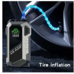 Booster De Démarrage Voiture 4 en 1 – Compresseur D’air – Batterie Externe – Lampe LED – 12 V – Image 9