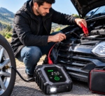 Booster De Démarrage Voiture 4 en 1 – Compresseur D’air – Batterie Externe – Lampe LED – 12 V – Image 2
