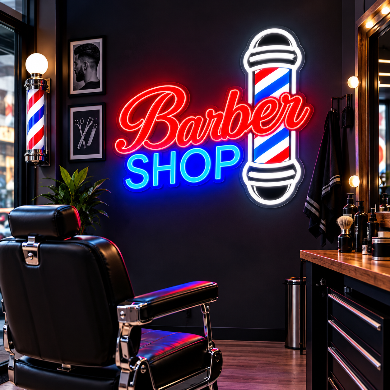 file_00000000393c8210a9f3d29127b420f9 Enseigne Néon LED Barber Shop Pour Décoration De Salon De Coiffure – Image 1
